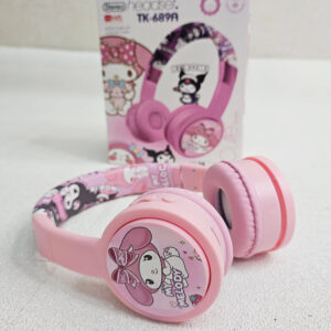 Ακουστικά Kuromi ροζ μεγάλα