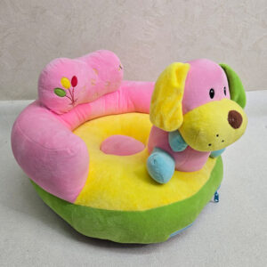 Πολυθρόνα Σκυλάκι Ροζ με Κίτρινο